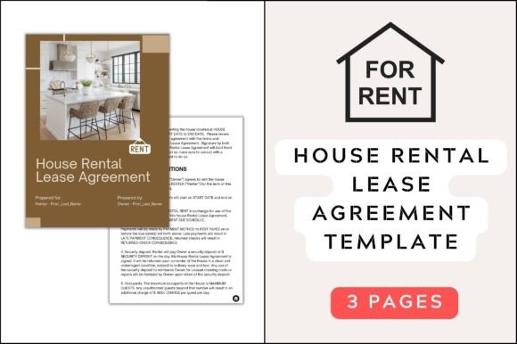 Download Printable House Rental Lease Agreement - Agreement Collection