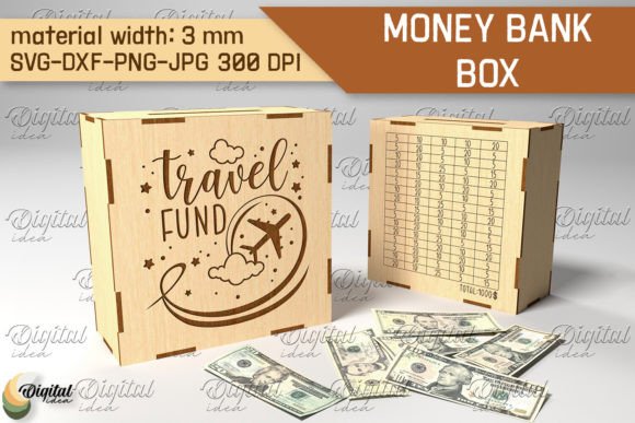 Download Money Bank Box SVG. Piggy Bank Laser Cut - Box Collection
