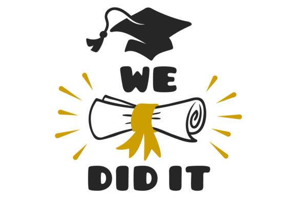 Download Diploma Graduation Label. Retro Typograp - Retro Collection