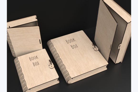 Download Laser Cut Book Box Svg Files - Box Collection